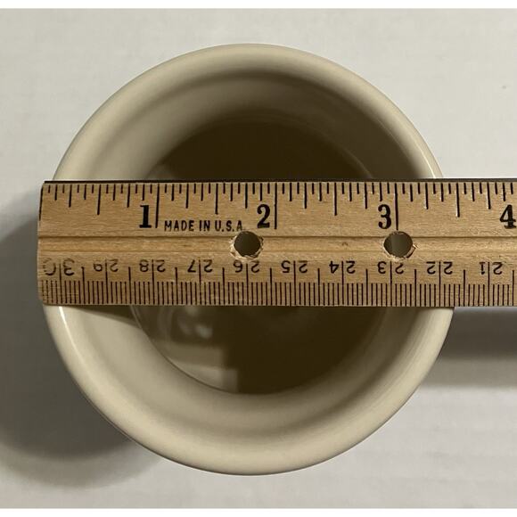 Longaberger Pottery Woven Traditions Latte Mug 31619100 Stoneware Holds 14 oz. - Picture 11 of 11